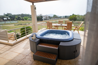 Inflatable Hot Tub Spa for 6 Adults with 132 Air Jets