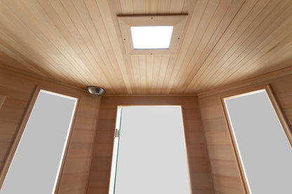 5-Person Far Infrared Sauna with 12 Heaters and Chromotherapy