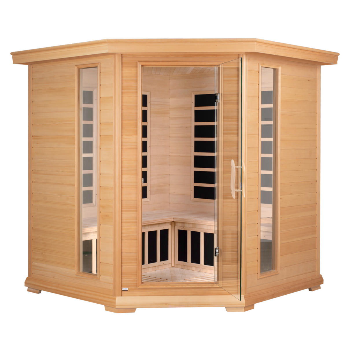 5-Person Far Infrared Sauna with 12 Heaters and Chromotherapy