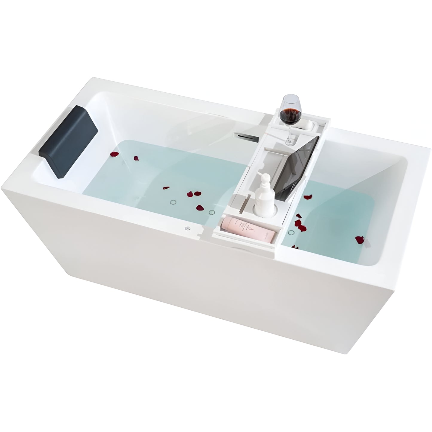 67" Acrylic Freestanding Soaking Bathtub