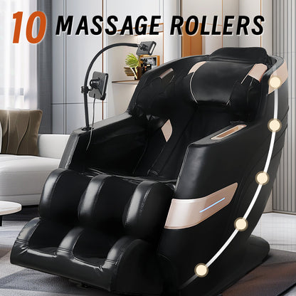Massage Chair with Zero Gravity Recline and Bluetooth