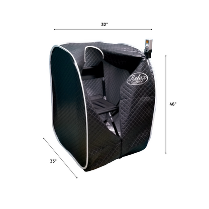 Black Pro Far Infrared Sauna with Reinforced Insulated Tent