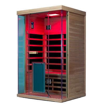 2-Person Far Infrared Sauna with Smart App Control